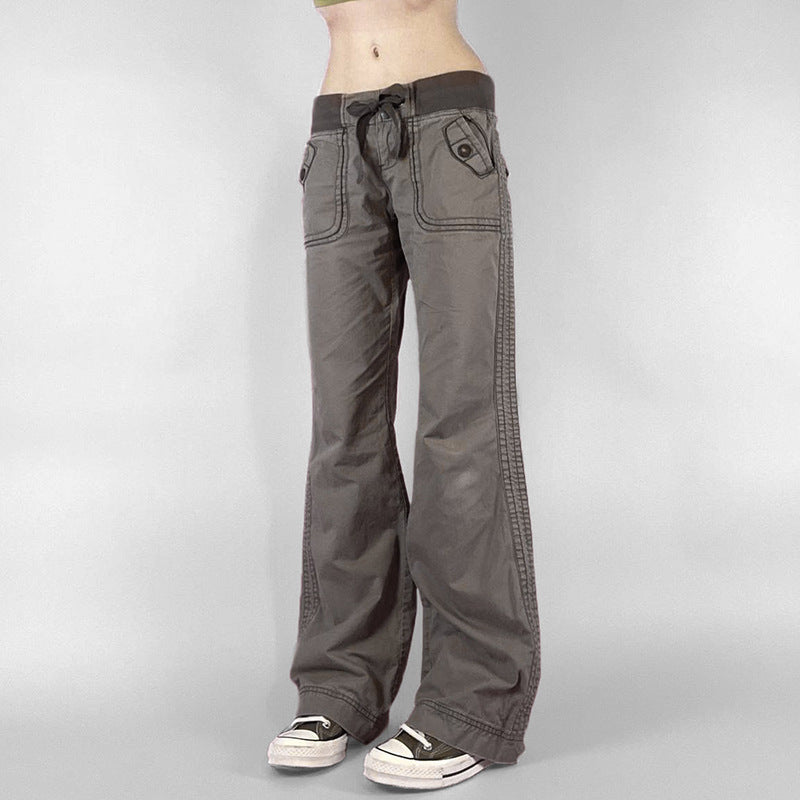 Women's Slim Fit Slimming Work Clothes Trousers Jeans