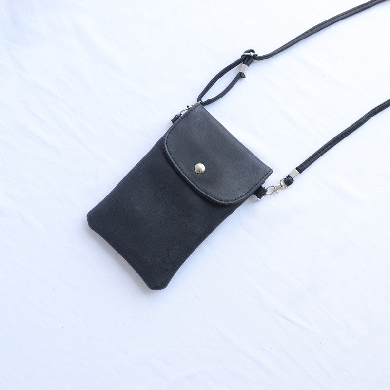 Solid Color Female Mobile Simple Mini Phone Bags