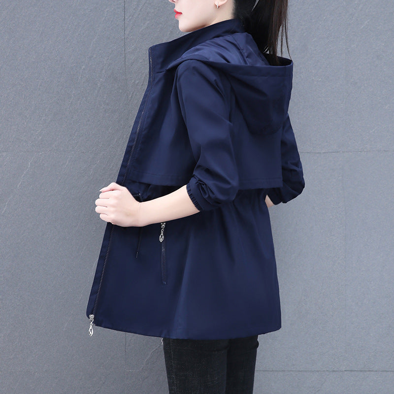 Women's Trench Mid-length Thin Fashionable Stylish Mom Coats