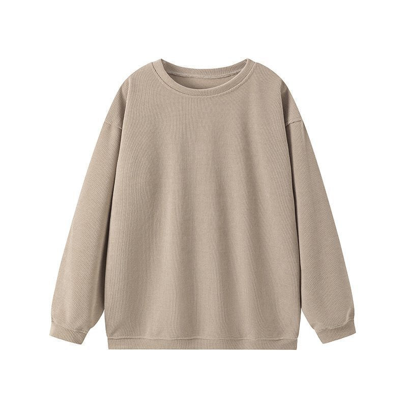 Women's Pullover Loose Round Neck Fashion Long-sleeved Sweaters