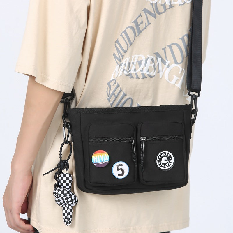 Men's Trendy Popular Slouchy Fashion Mobile Men's Messenger Bags