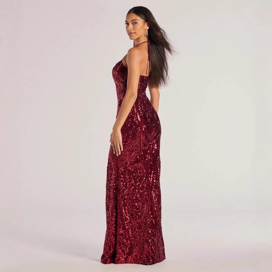 Women's Popular Sexy Sequined Suspender Dress Fashion Dresses