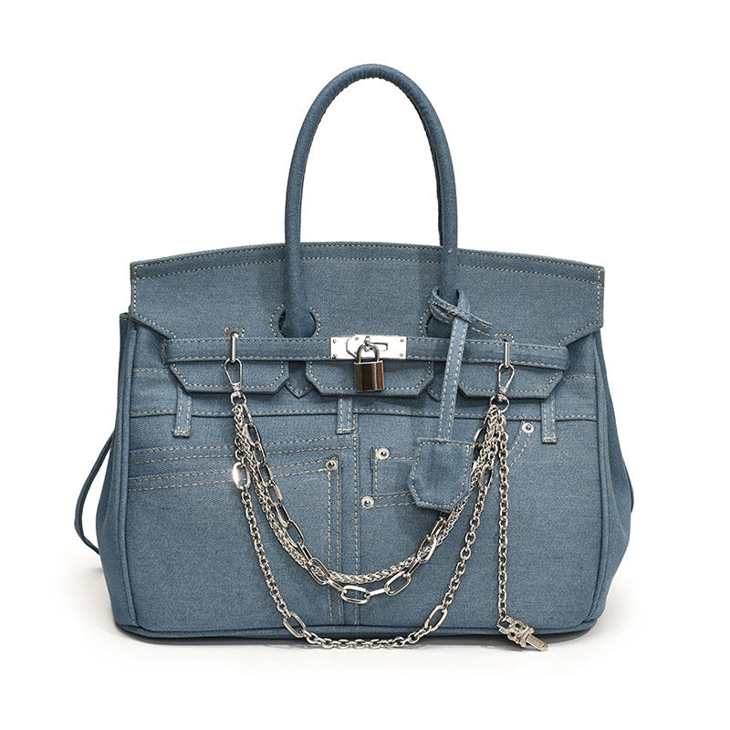 Women's Design Spoof Pants Pocket Kelly Large Handbags