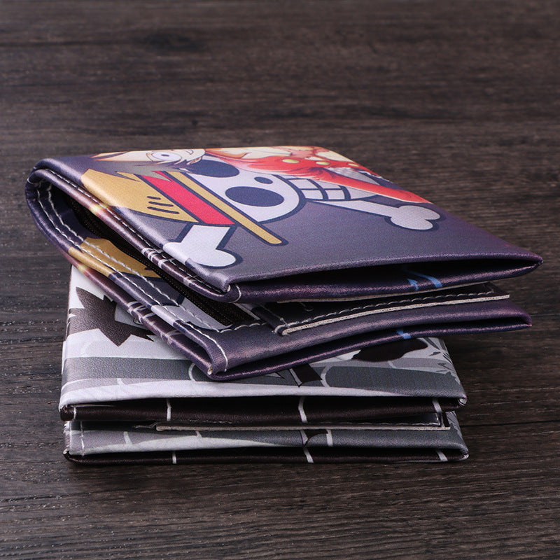 Men's Cartoon Animation Male Female Short Gift Ladies Wallets