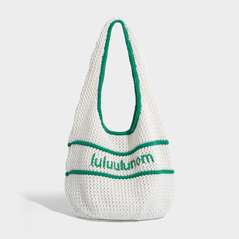 Women's Versatile Chain Dopamine Woven Underarm Shoulder Bags