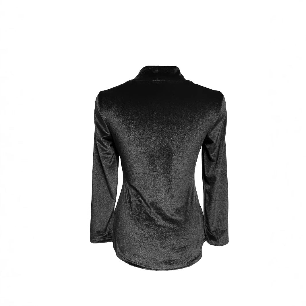 Slouchy Women's Sequin Stitching Two-piece For Women's T-shirt