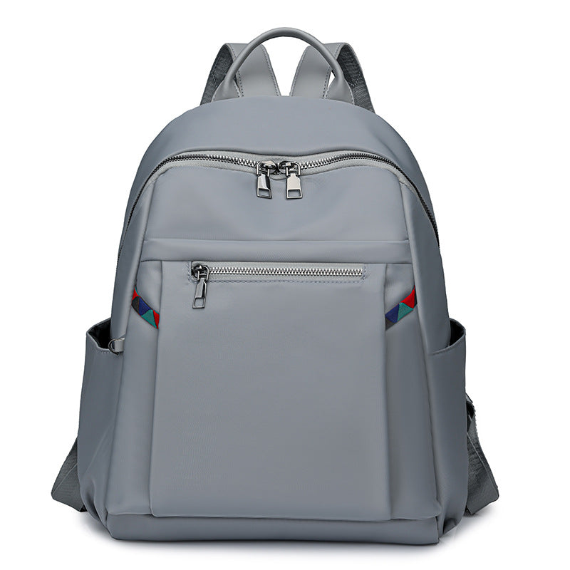 Women's Oxford Cloth Large Capacity Korean Simple Backpacks