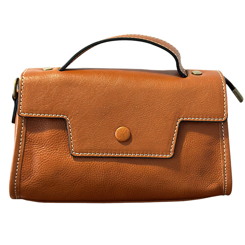 Trendy Popular Fashion Beautiful Women's Cowhide Small Square Bags