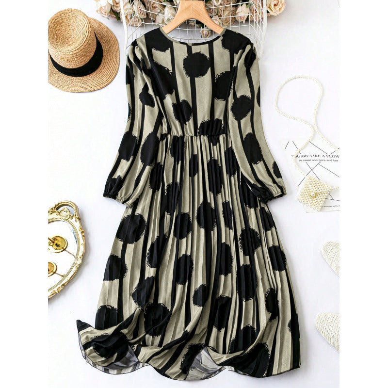 Beautiful Casual Popular Attractive Dotted Prints Dress