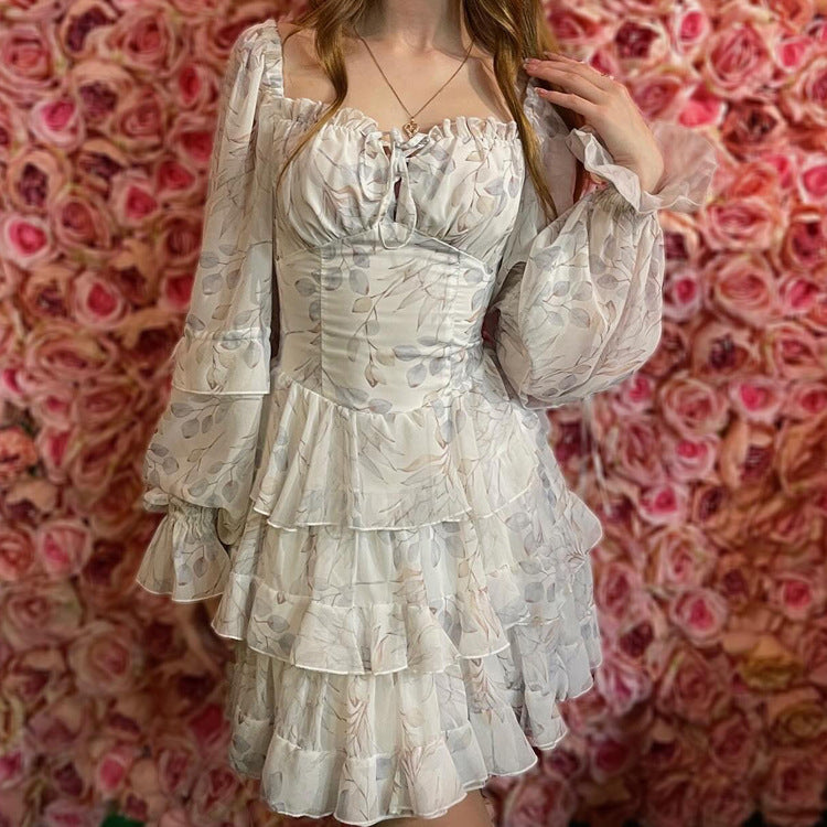 Dress Woman Long Sleeve High Sense Dresses