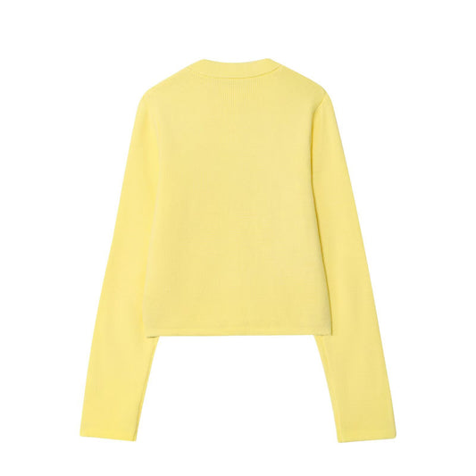 Women's Homemade Western Style Gold Decorated Row Knitwear