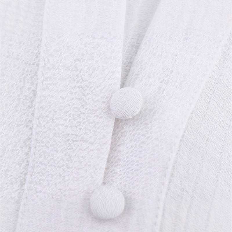 Women's Fashion Casual Hollow Shirt Embroidered Loose Blouses