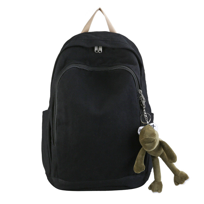 Korean Style Simple Couple Large Capacity Middle School Students' Schoolbags