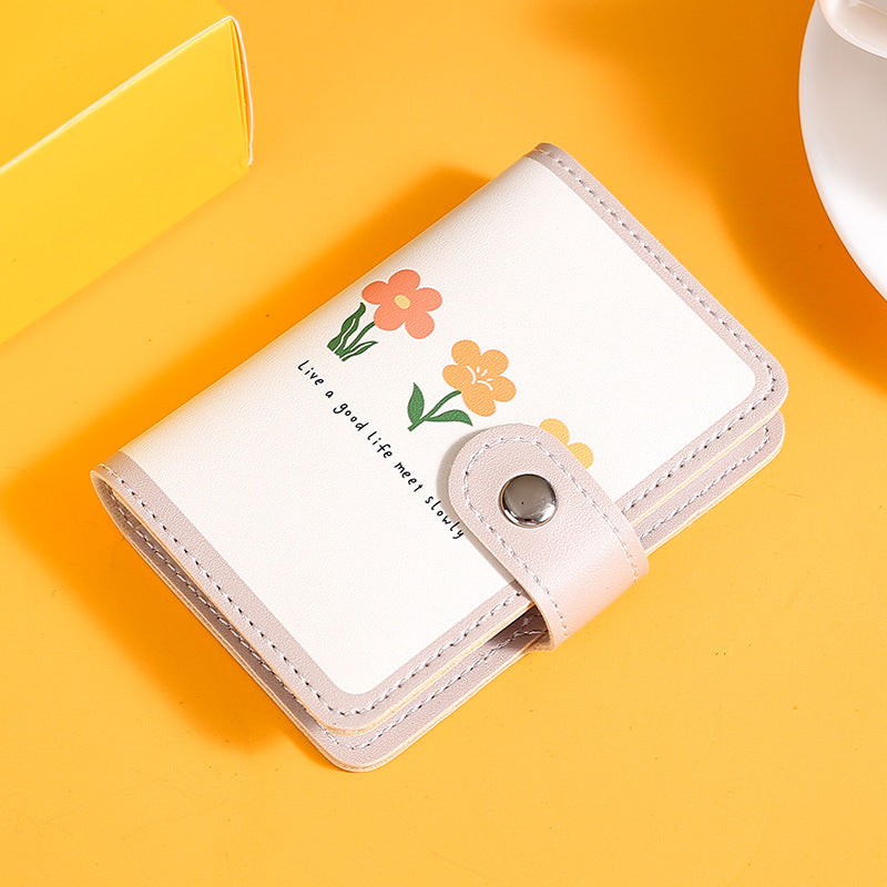 Women's Summer Fresh Driving License Large Capacity Card Holder