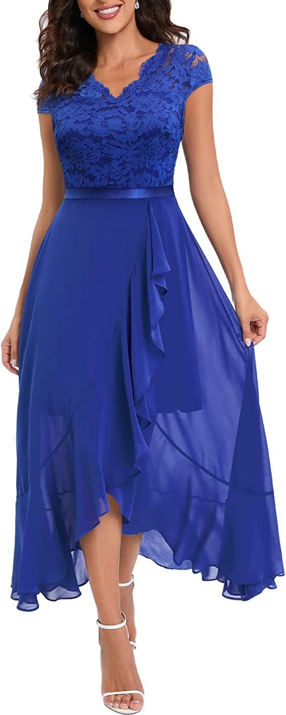 Party Dress Sleeveless Lace Mesh Large Dresses