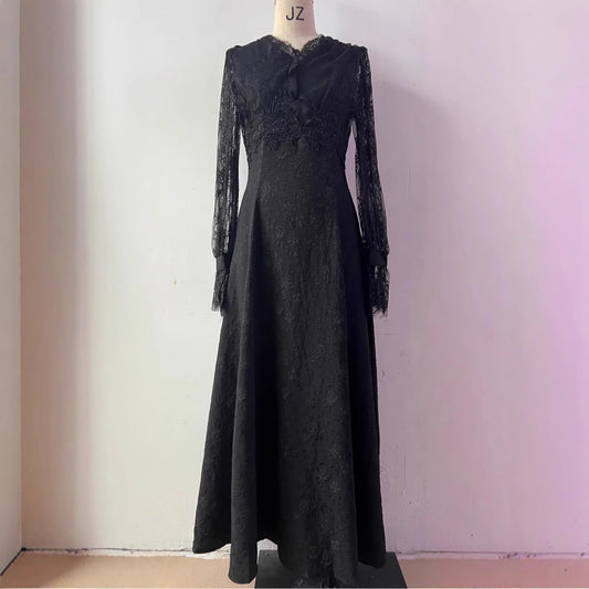 Style French Retro Gold Elegant Charming Dresses