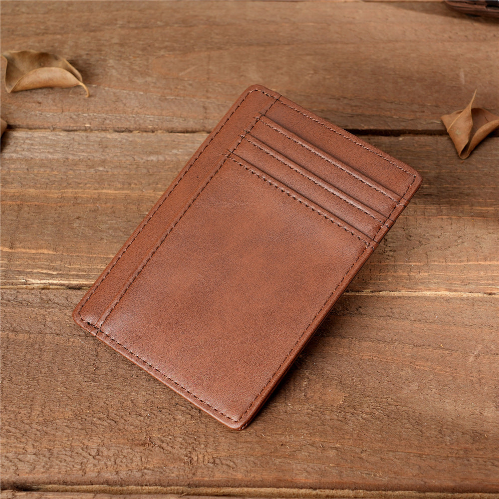 Men's Pocket Bank Credit Laser Engraving Card Holder