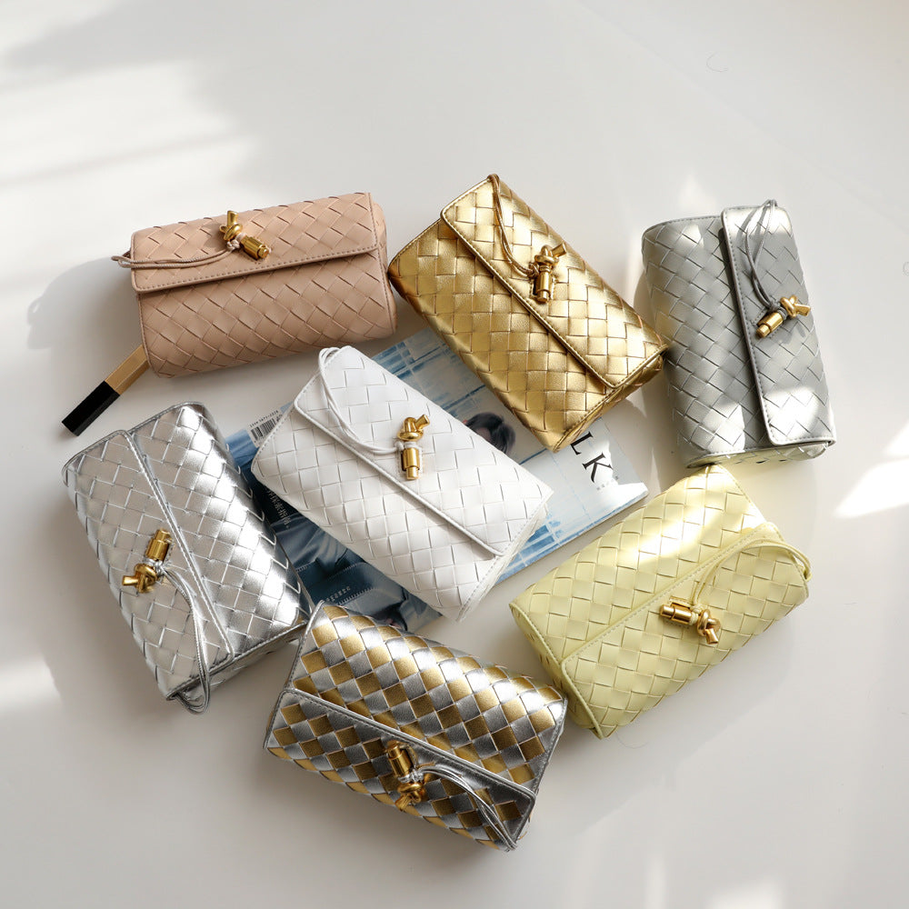 Innovative Popular New Women's Bolt Gold Small Square Bags