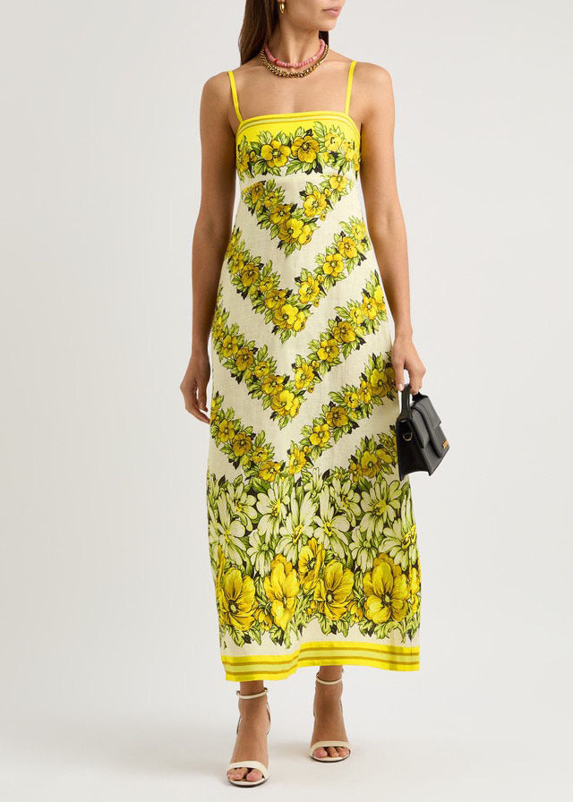 Women's Summer Beach Style Positioning Printing Large Swing Dress