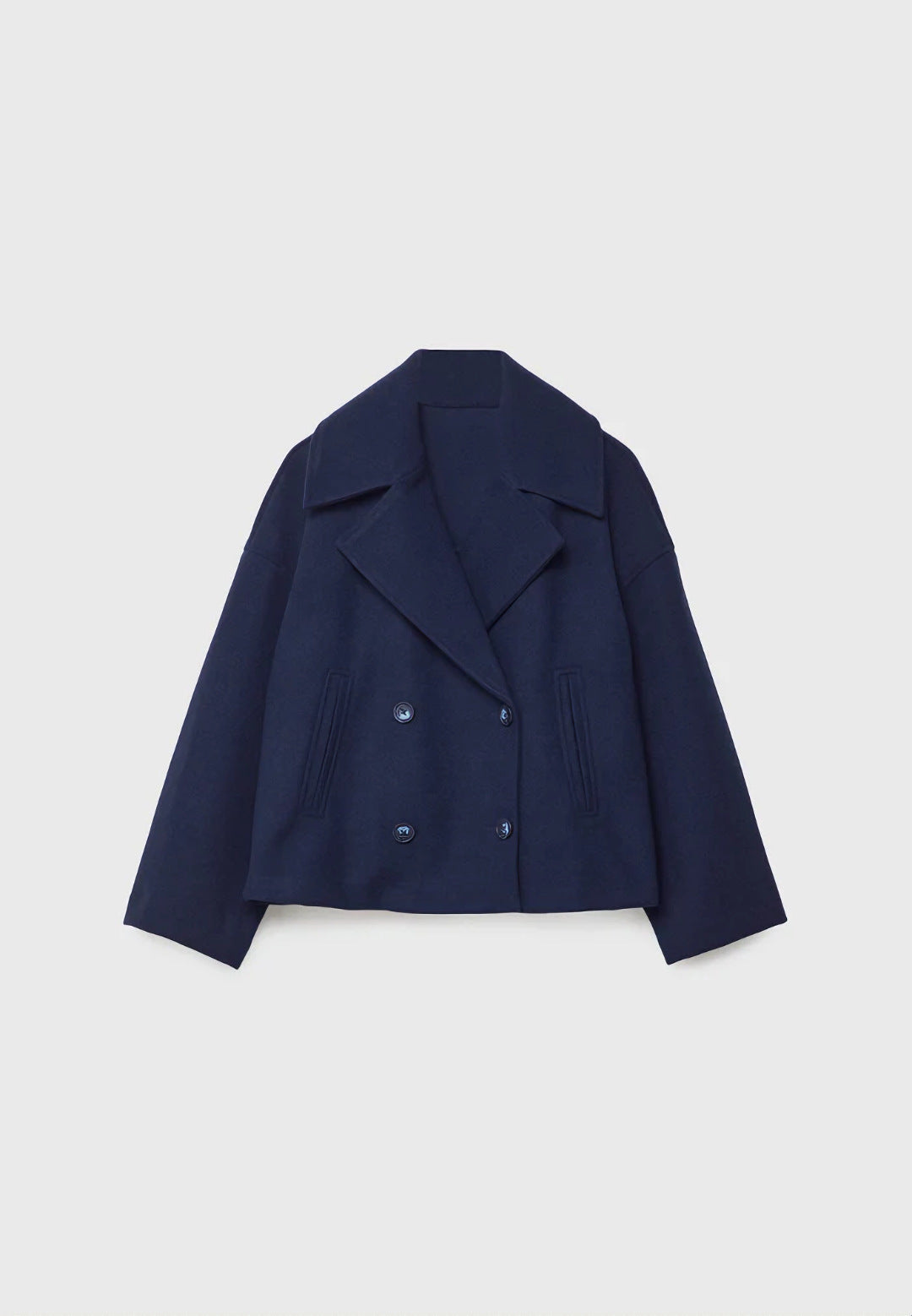 Women's Casual Small Woolen Long Sleeve Lapel Blazers