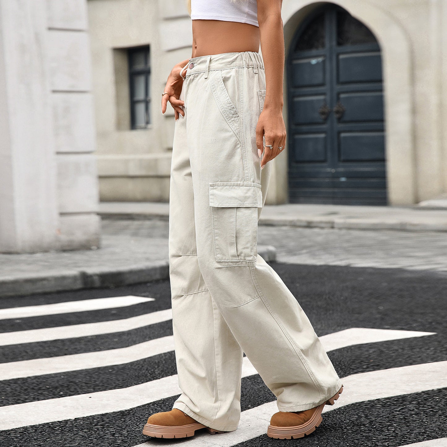 Women's Autumn Loose Slimming Blue Denim Casual Jeans