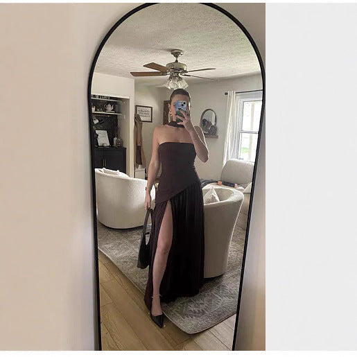Dress Irregular Slit Sexy Vacation Long Skirts