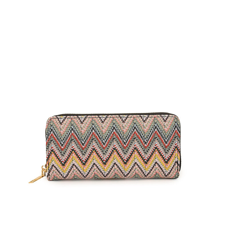 Women's Long Zip Large Capacity Mobile Trendy Coin Purses