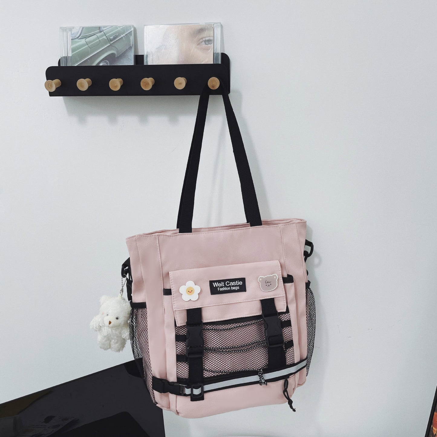 Women's & Men's & Reflective Tooling Fashion Style Large Men's Messenger Bags
