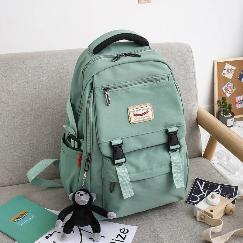 Men's French Large Capacity Female Junior High Backpacks