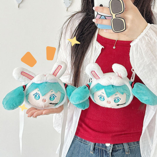 Two-dimensional Q Version Cute Cartoon Doll Crossbody Bags