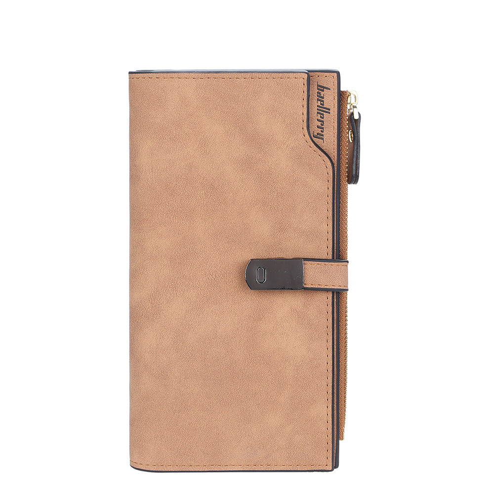 Women's Korean Multiple Slots Trifold Versatile Zipper Bags