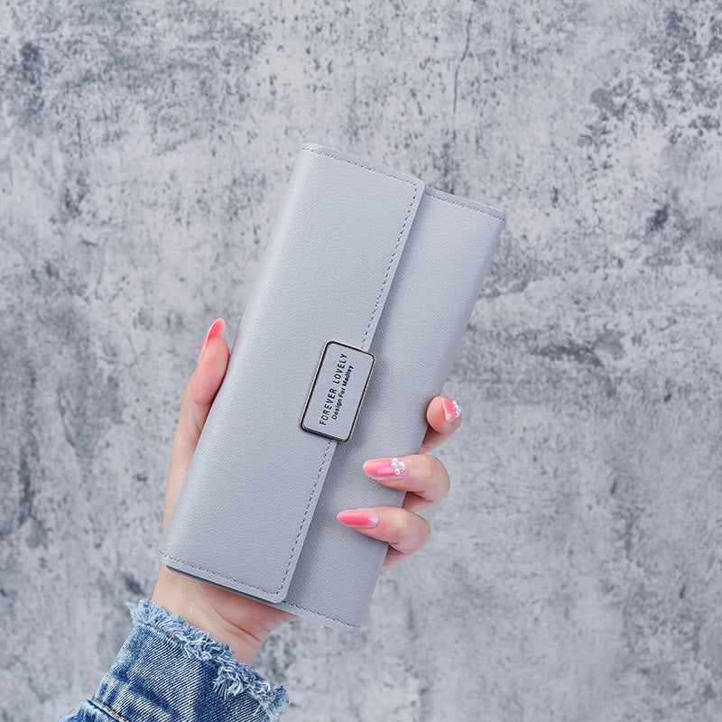 Unique Long Multifunctional Multiple Slots Zipper Ladies Wallets