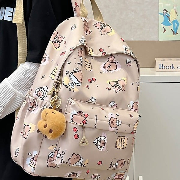Female Style Large Capacity Leisure Cute Middle School Students' Schoolbags