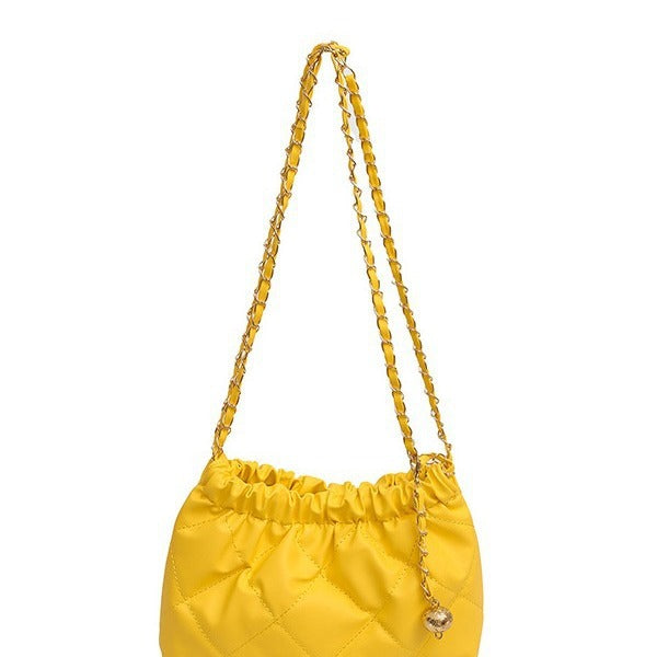 Women's Popular Summer Fashion Rhombus Commuter Solid Crossbody Bags