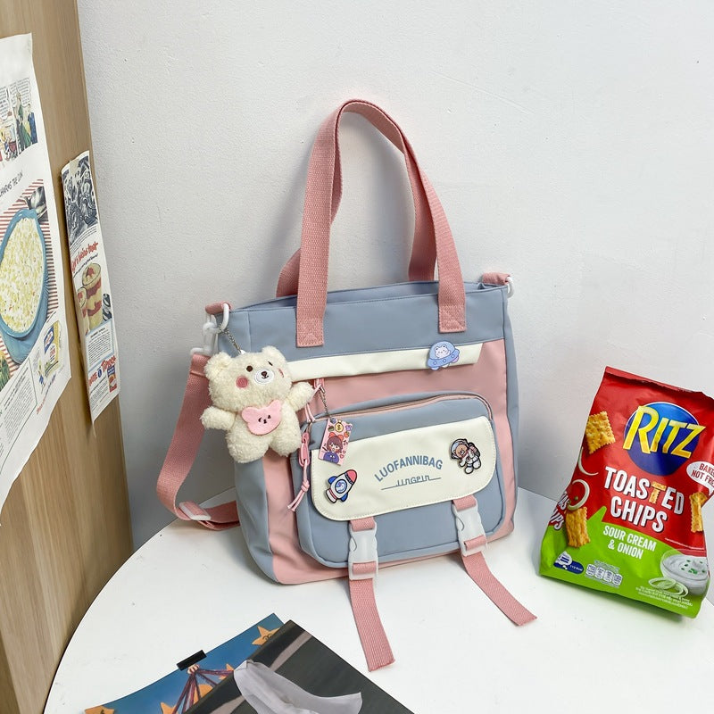 Female Mori Durable Junior High Large Middle School Students' Schoolbags