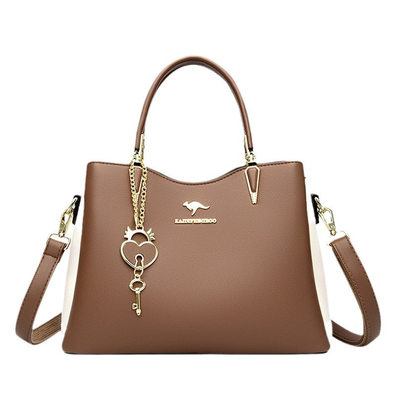 Women's Beautiful Contrast Color Western Style Handbags