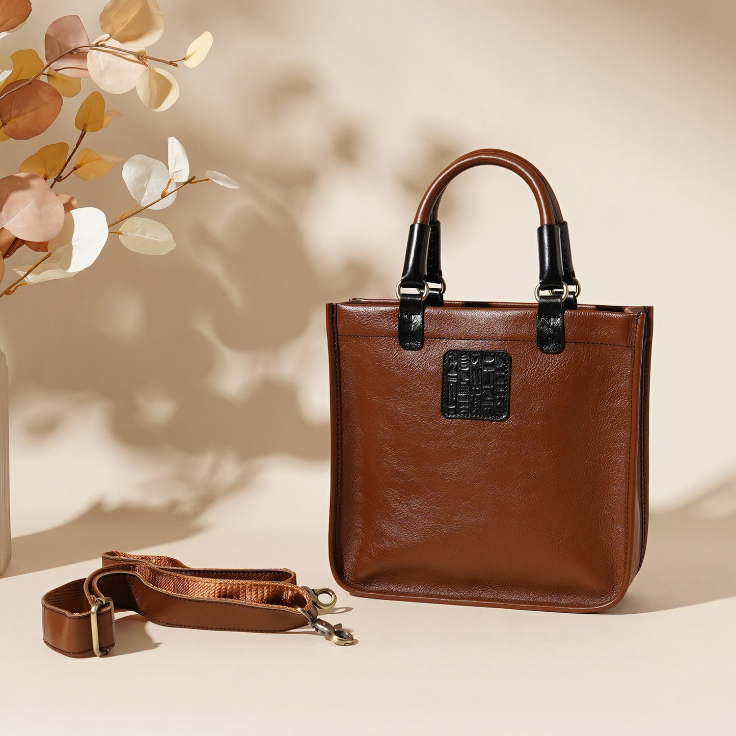 Vintage Genuine Leather Fashionable High-grade First Layer Cowhide Bags