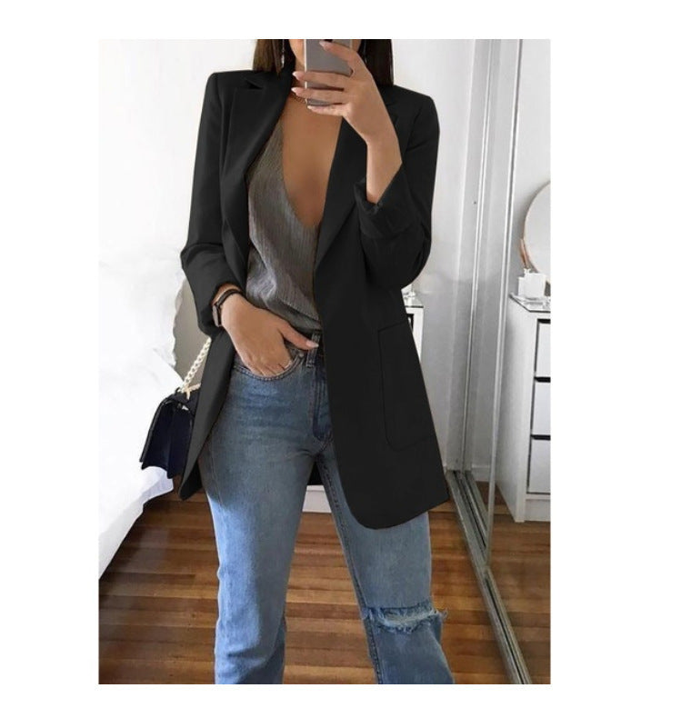 Comfortable Women's Fashion Polo Collar Graceful Cardigans