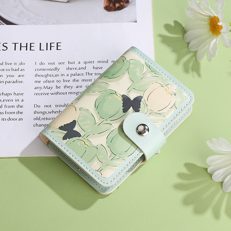 Women's Summer Fresh Driving License Large Capacity Card Holder