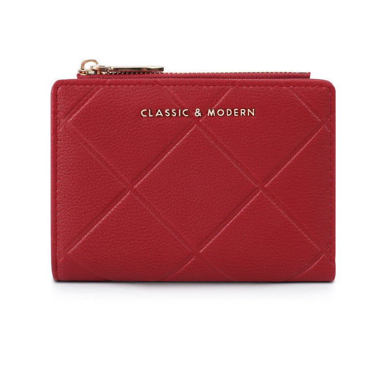 Women's Cash Storage Multiple Slots Printing Ladies Wallets