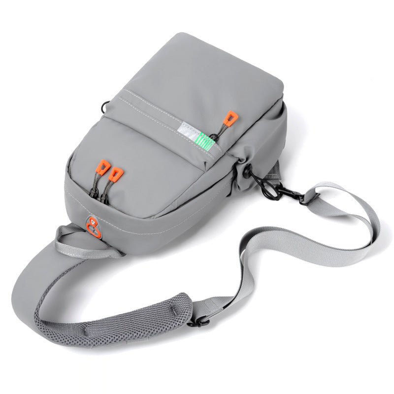 Men's Green Stylish Lightweight Korean Style Fashion Men's Chest Bags