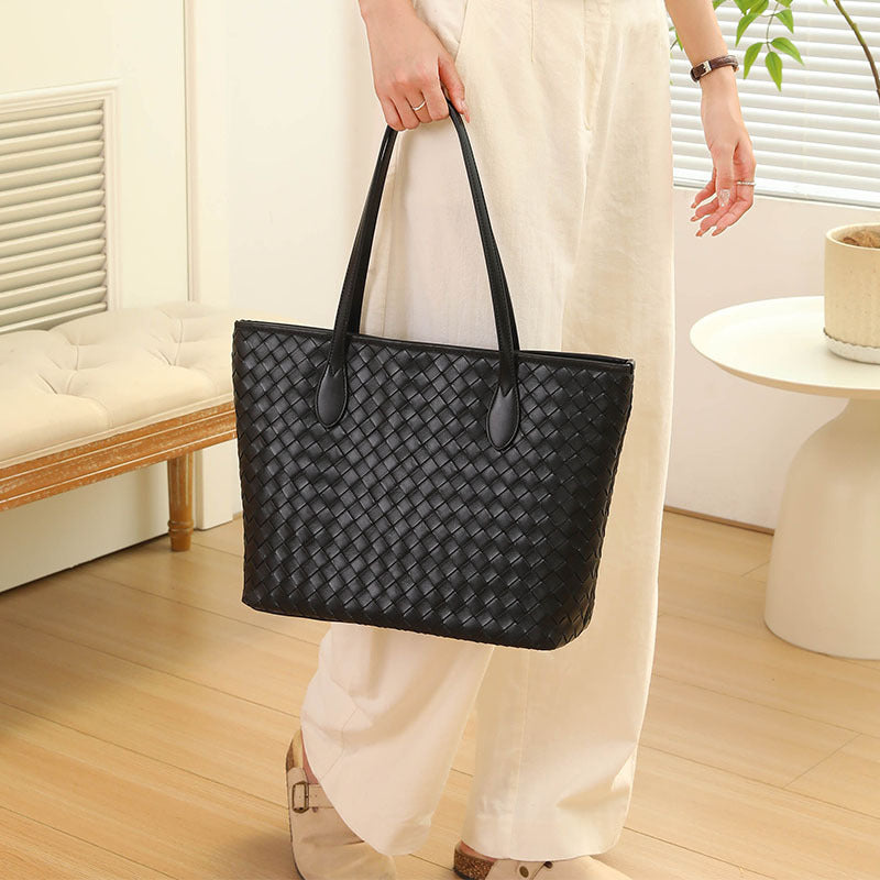 Women's Vintage Weave Trendy Large Capacity Bags