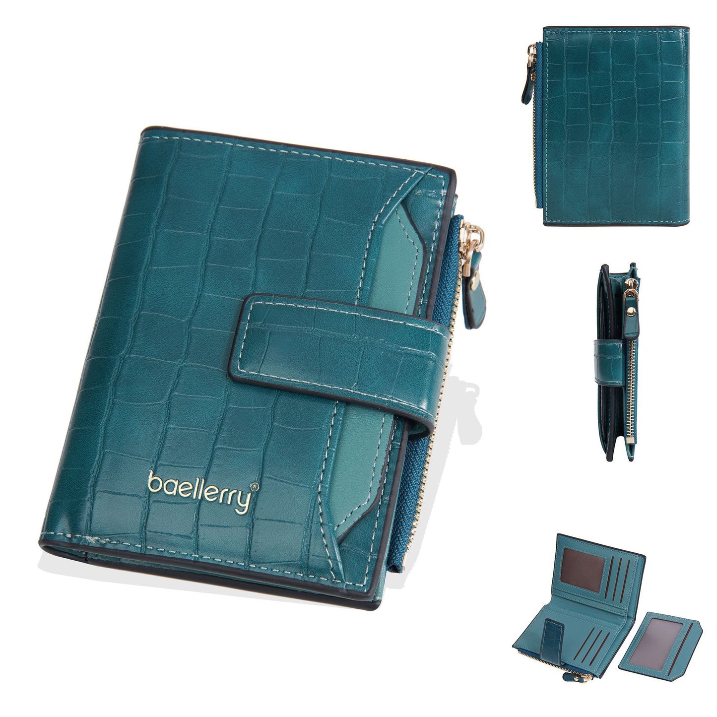 Women's Short Minimalist Multiple Slots Car Drawing Ladies Wallets