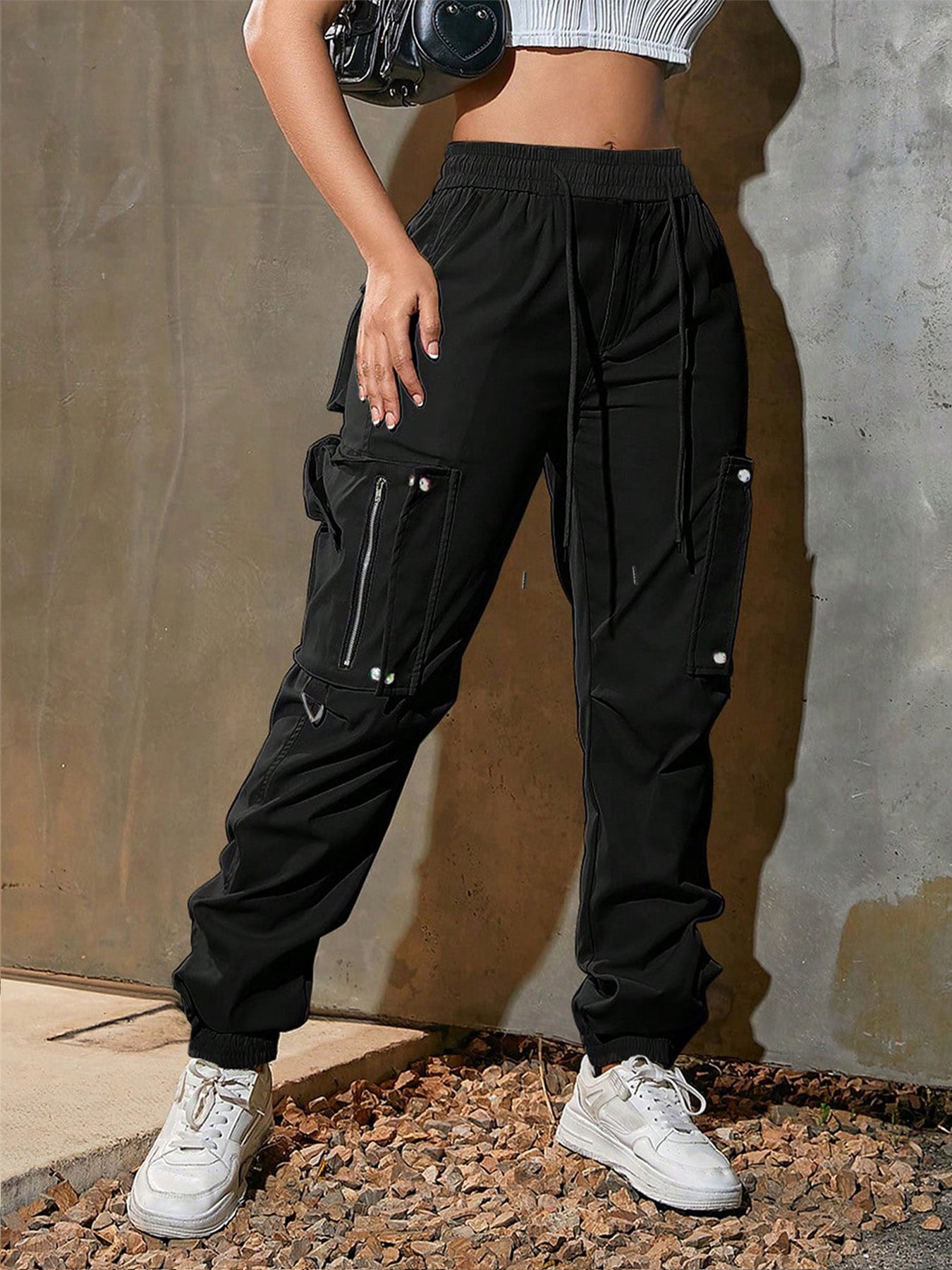 Women's Overalls Summer Beauty Sports Function Tactical Pants