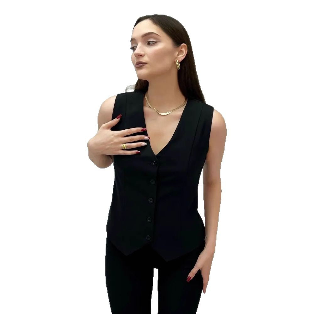 Women's Summer Sleeveless Waistcoat Outer Wear For Women's Vest