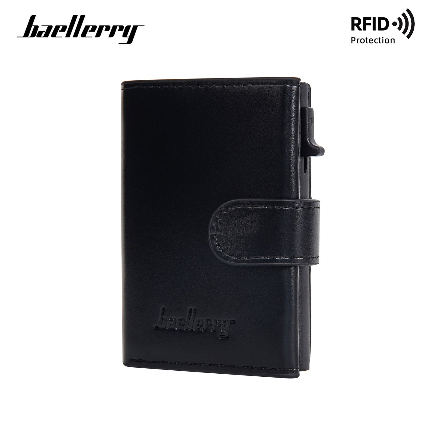 Men's Side Push Pinball Cassette Zipper Card Holder