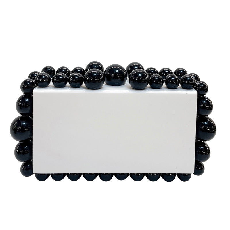 Women's Monster Acrylic Cloud Plastic Clutch Flash Handbags