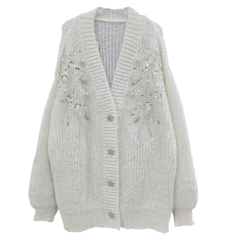 Women's European Goods Western Style French Sequins Sweaters