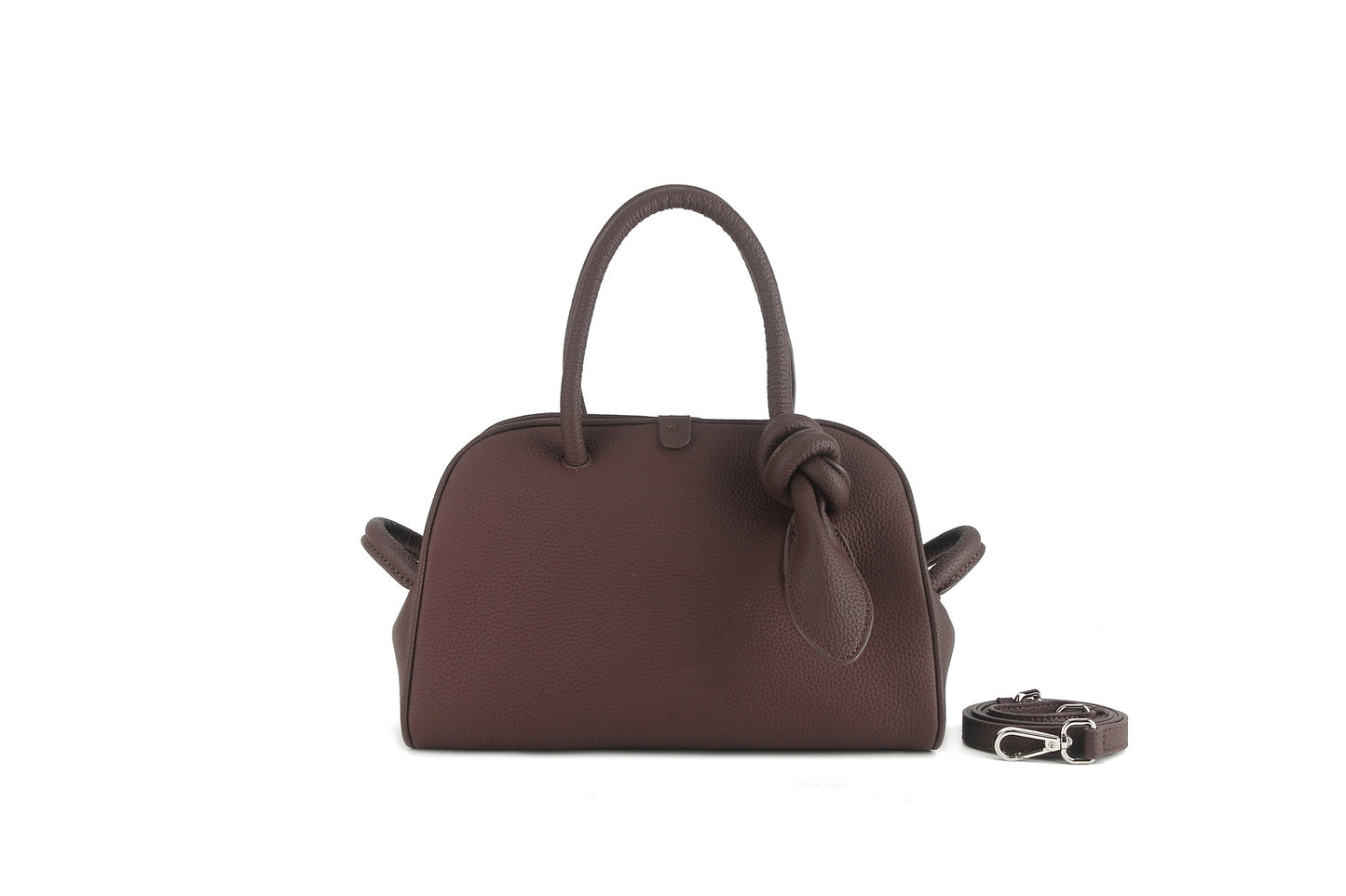 Litchi Pattern Cowhide Bowling Underarm Carrying Armpit Bags