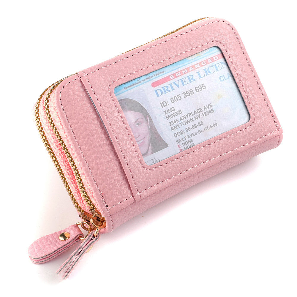 Women's Simple High Sense Large Capacity Double Card Holder